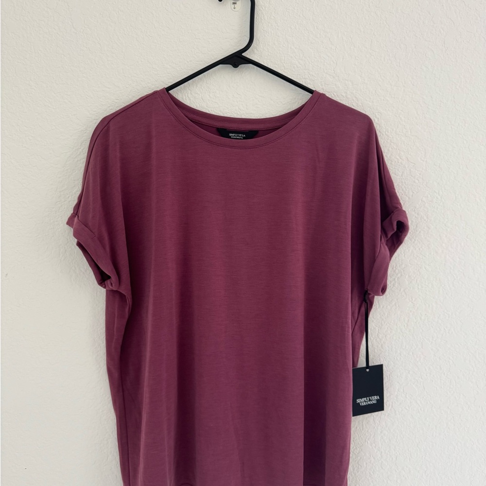 Simply Vera Wang Dusty Mauve Top
